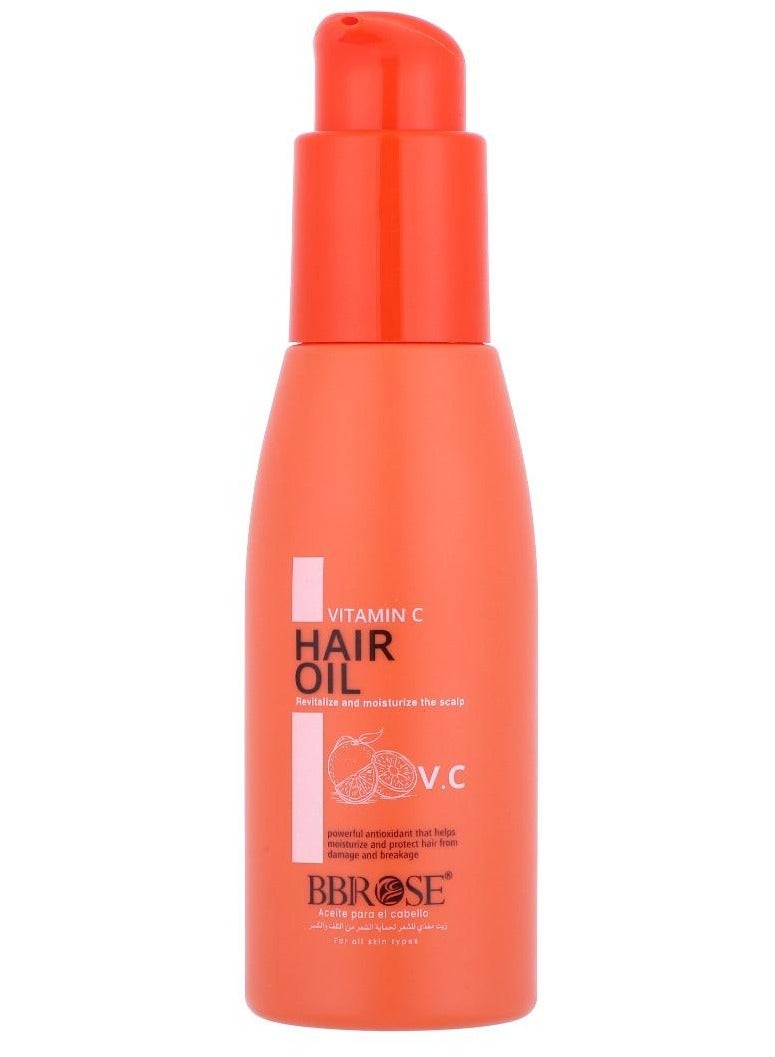 BBROSE Vitamin C Hair Oil Powerful Antioxidant Helps To Protect Breakage And Damage 100ml - Image 1