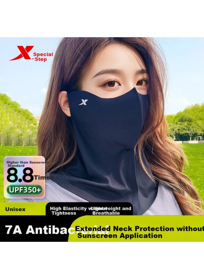 Xtep Sun Protection Cycling Face Mask With Ear Loops, Mosquito-Proof Neck Guard, Face Cover, Ice Silk Uv Protection, 3D Sunshade For Men And Women - Image 1