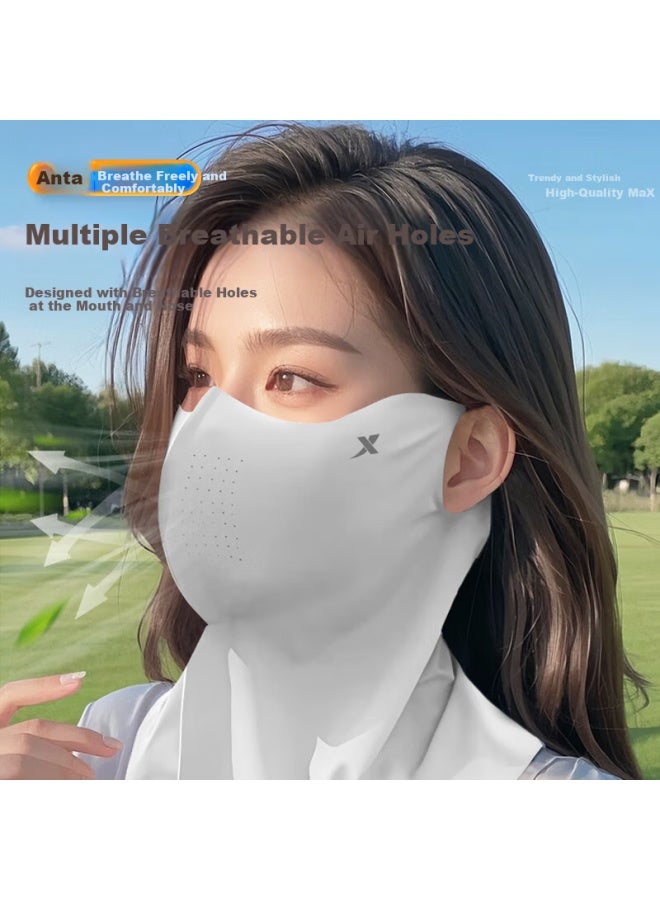 Xtep Sun Protection Cycling Face Mask With Ear Loops, Mosquito-Proof Neck Guard, Face Cover, Ice Silk Uv Protection, 3D Sunshade For Men And Women - Image 4