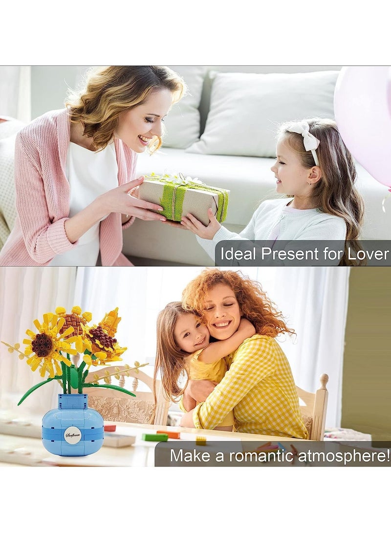 KASTWAVE Flowers Bouquet Building Set, Plant Display Decor Set for The Home or Office, Creative Gift for Adults and Age 14+ - Image 5