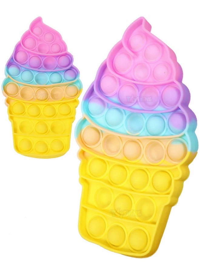 Toyshine Pack of 1- ICE Cream Softy- Fidget Popping Sounds Toy, BPA Free Silicone, Push Bubbles Toy for Autism Stress Reliever, Sensory Toy Pop It Toy- Pastel- MB - pzsku/ZD77AF254D352F6E72FC1Z/45/_/1740118836/b57bfee4-e8b3-4b01-972e-650693053e18