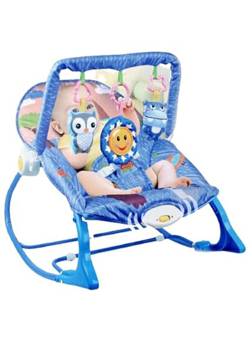 Foldable Baby Rocking Chair With Music, Vibration And Hanging Toys - Image 3