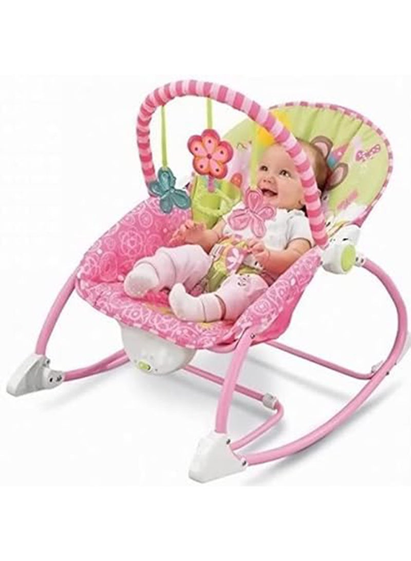 Foldable Baby Rocking Chair With Music, Vibration And Hanging Toys - Image 4