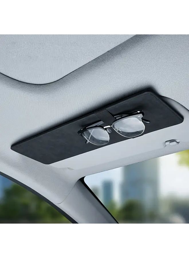 Classic Black Universal Car Sun Visor Extension Anti Glare Sunshade with Secure Buckle Closure - Image 3