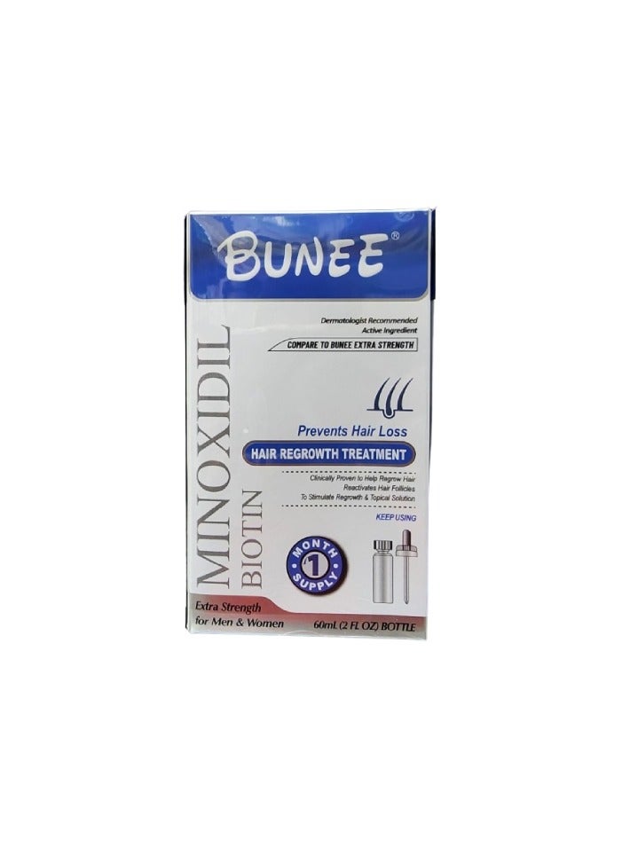Bunee Minoxidil Biotin Prevents Hair Loss Hair Regrowth Treatment