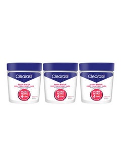 Clearasil Acne Treatment Facial Cleansing Pads Rapid Rescue Deep Treatment Pads With Salicylic Acid Acne Medication 3 Count  - Image 1