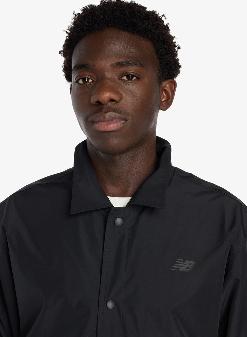 نيو بالانس جاكيت مدربين بشعار أساسي - Image 4