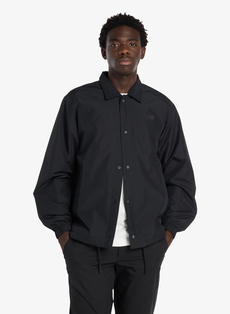 نيو بالانس جاكيت مدربين بشعار أساسي - Image 1