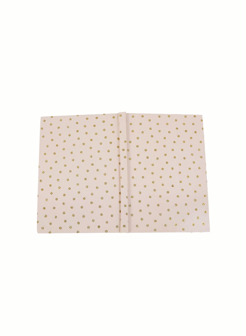 Midi Gold Polka Dot Hardcover Notebook - Image 5