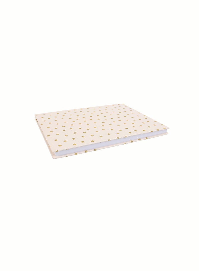 Midi Gold Polka Dot Hardcover Notebook - Image 3
