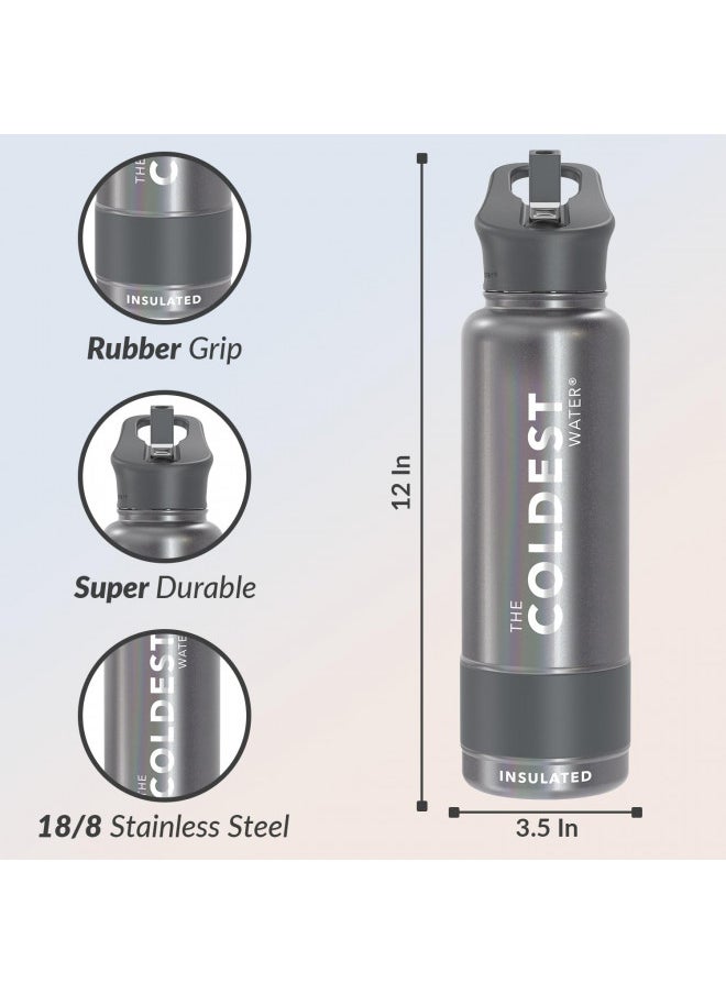 COLDEST Sports Water Bottle - 40 oz(Straw Lid), Leak Proof, Vacuum Insulated Stainless Steel, Hot Cold, Double Walled, Thermo Mug, Metal Canteen (40 oz, Stardust Glitter) - pzsku/ZD77B30459D9B8BC74627Z/45/_/1728458137/b8bd67eb-7e22-412e-b0eb-f6ea3e4efaf6