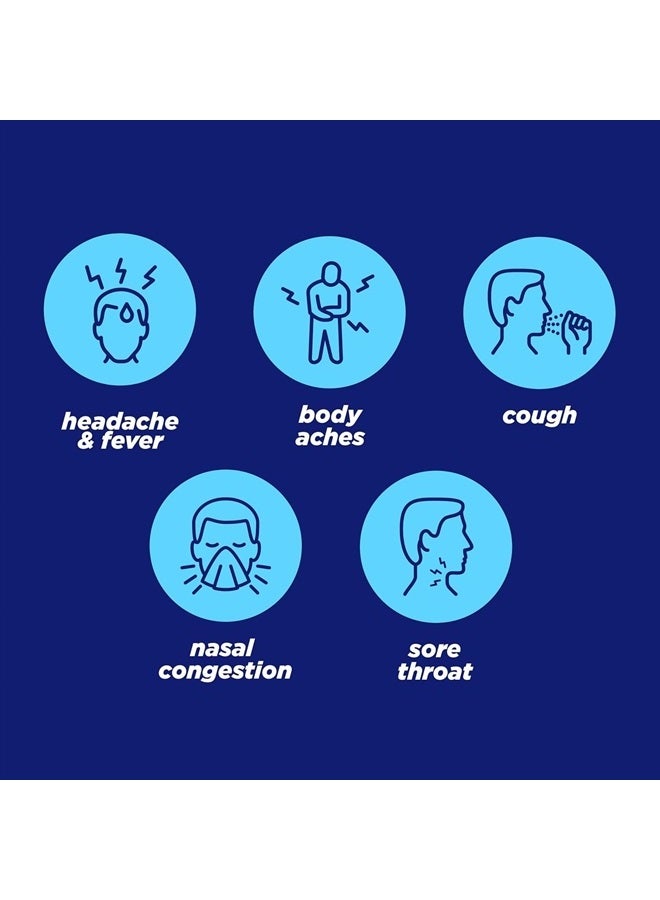 Alka-Seltzer Plus Maximum Strength Cough, Mucus & Congestion Powermax Liquid Gels, Fast and Effective Chest Congestion Relief, Cough Suppressant, For Adults and Children 12 Years and Older 24 Count - Image 5