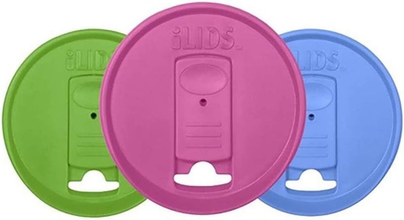 iLIDS Mason Jar Drink Lid, Wide Mouth, USA Made, Whimsy, Pack of 3 - Image 1