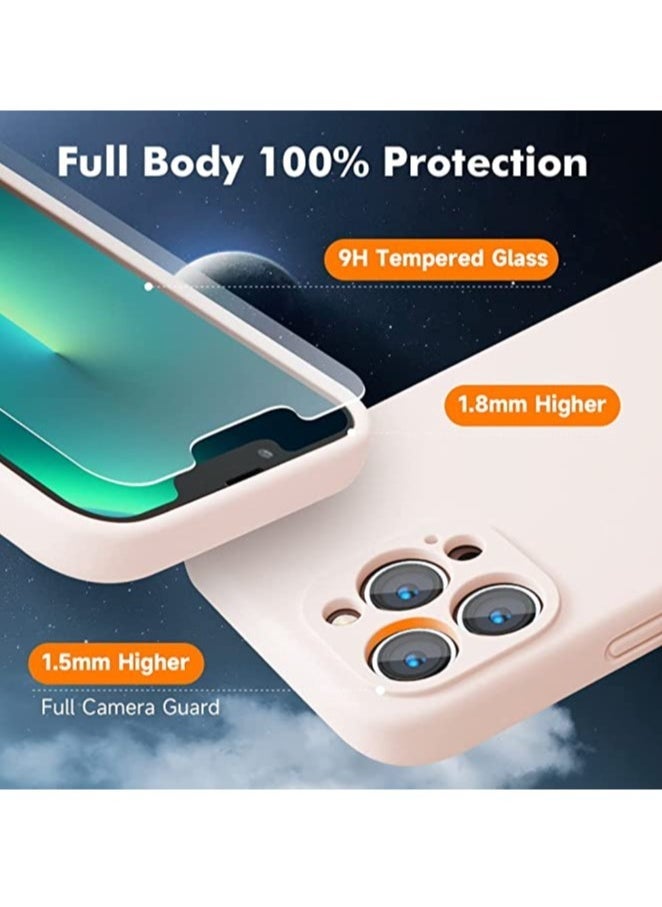 Raxoom iPhone 14 Pro Max + 2 Pack Tempered Glass Screen Protector Magsafe Case Silicone Phone Case with Microfiber Lining for iPhone 14 Pro Max 6.7 inch 2022 - Image 4
