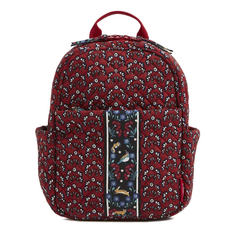 Vera Bradley Women's Cotton Small Backpack, Enchanting Flowers, One Size - Image 1