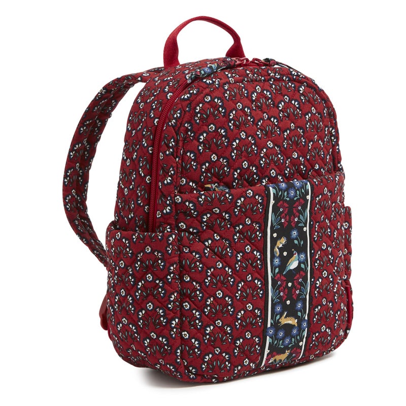 Vera Bradley Women's Cotton Small Backpack, Enchanting Flowers, One Size - Image 2