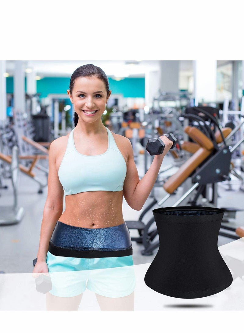 Excefore Waist Trimmer for Women Sweat Wrap, Trainer Sweat, Tummy Workout Belt Stomach Wraps, Postpartum Corset Waistband Bodybuilding, Wraps Weight Loss (2 PCS, 3XL) - Image 4