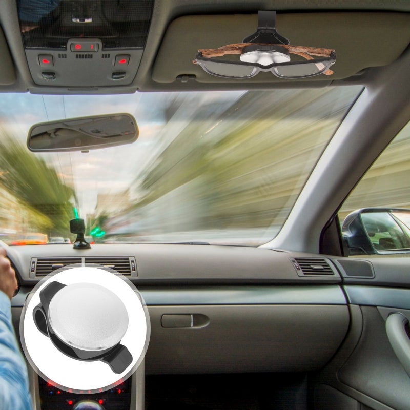 🚗 مشبك نظارات سيارة من مواد سبائك متينة لتنظيم النظارات وتذاكر الزجاج الأمامي - Image 5