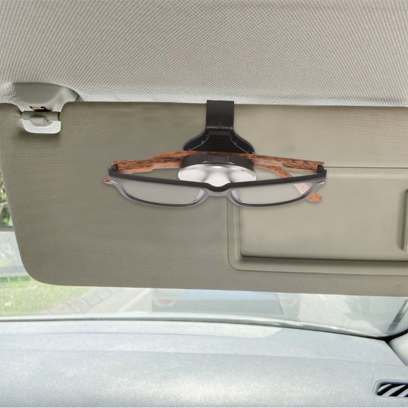 🚗 مشبك نظارات سيارة من مواد سبائك متينة لتنظيم النظارات وتذاكر الزجاج الأمامي - Image 4