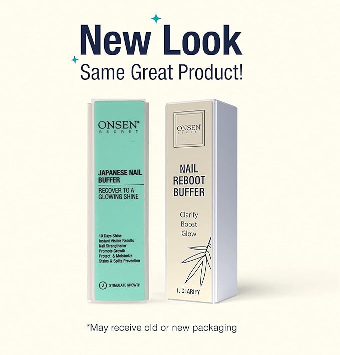 onsen Onsen Secret Professional Nail Buffer Block 4Way Buffing for Natural Shine Healthy Natural Nails Includes 2 Extra Shine Pads SalonQuality PostGel Acrylic Recovery 1 Pack - Image 5