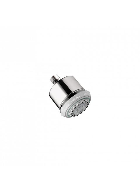 hansgrohe Clubmaster 4-inch Easy Clean Easy Install Showerhead Modern 3-Spray Full, Pulsating Massage, Soft spray with QuickClean in Chrome, 28496001