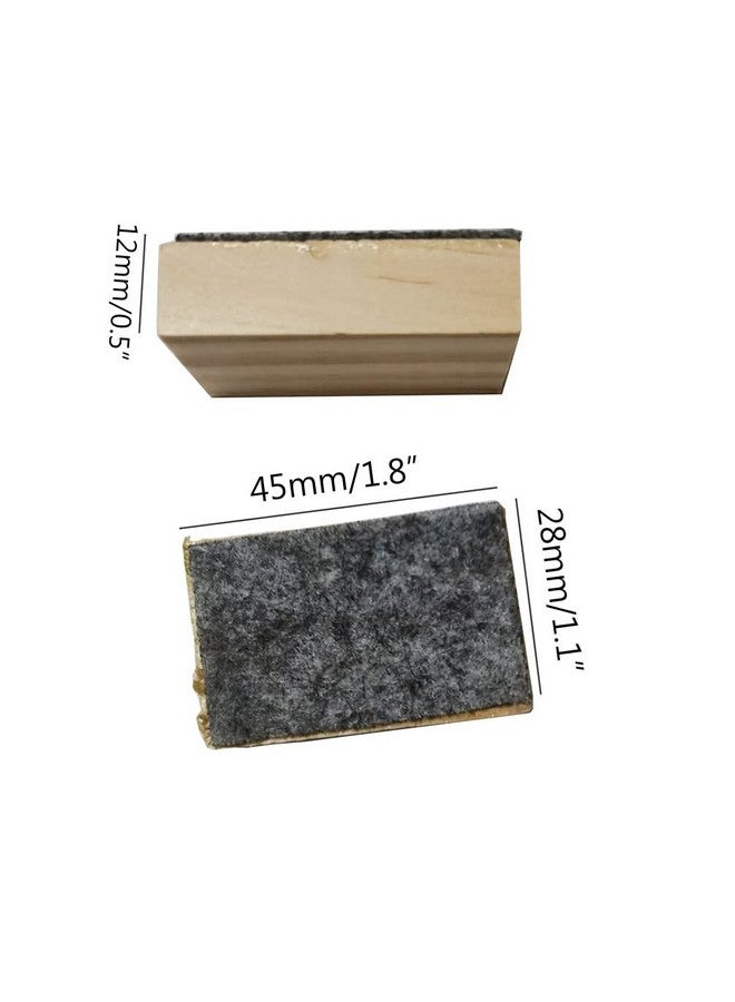 تينسيري 12 قطعة من ممحاة السبورة الخشبية الصغيرة الحجم للاستخدام في المنزل والمكتب والمدرسة والفصول الدراسية - Image 2