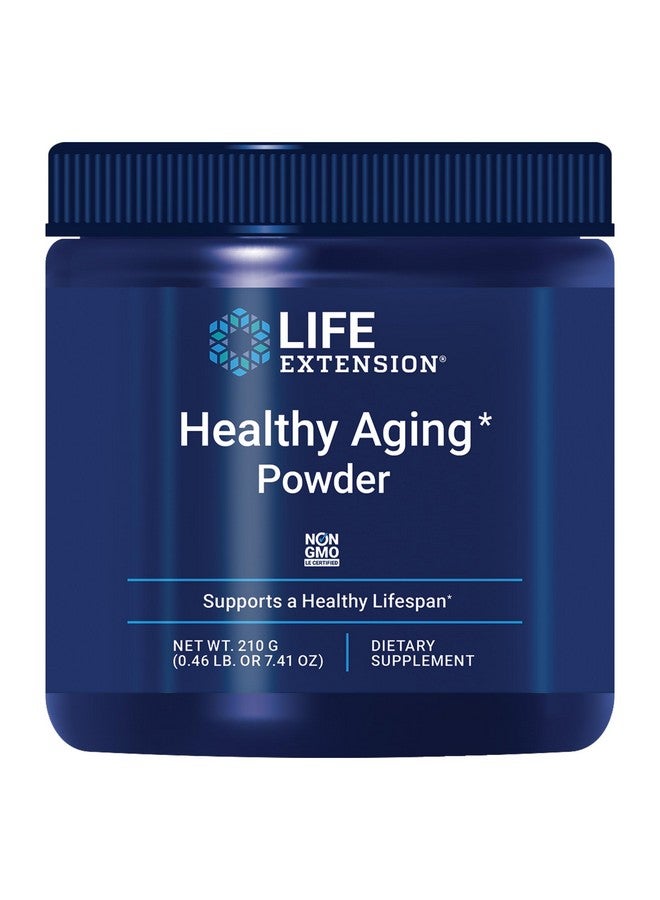 Life Extension Healthy Aging Powder, Healthy Aging Supplement, Heart Health, Brain Health, Exercise Performance, Taurine, Lithium, spermidine, Powder Blend, Non-GMO, Vegetarian, 30 Servings - Image 1