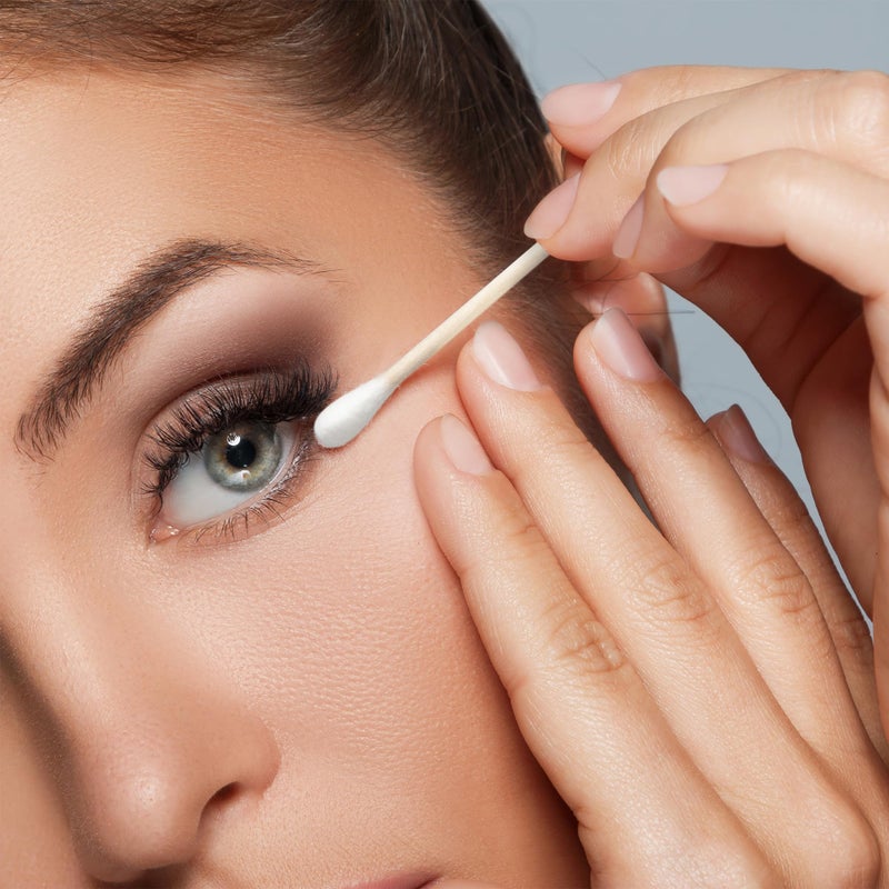 Diane Cotton Swabs, Sturdy Wood Base, 375 ct. 1-Pack - Super Soft for Sensitive Skin, Gentle on Face, Makeup and Beauty Applicator, Nail Polish Removal, 3 inches long for Beauty, Personal Care,Crafts - Image 4