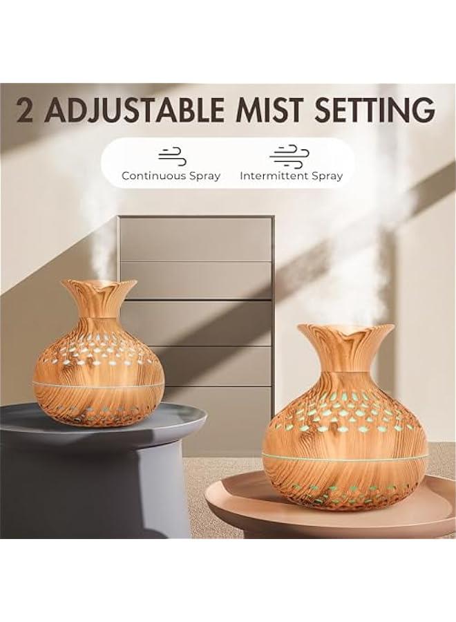 Mini Humidifier for Desk Bedroom Indoor Plant, 300 ml Aromatherapy Diffuser Humidifier for Office Small Room, Quiet Colorful Night Light, Essential Oil Diffuser - Image 4