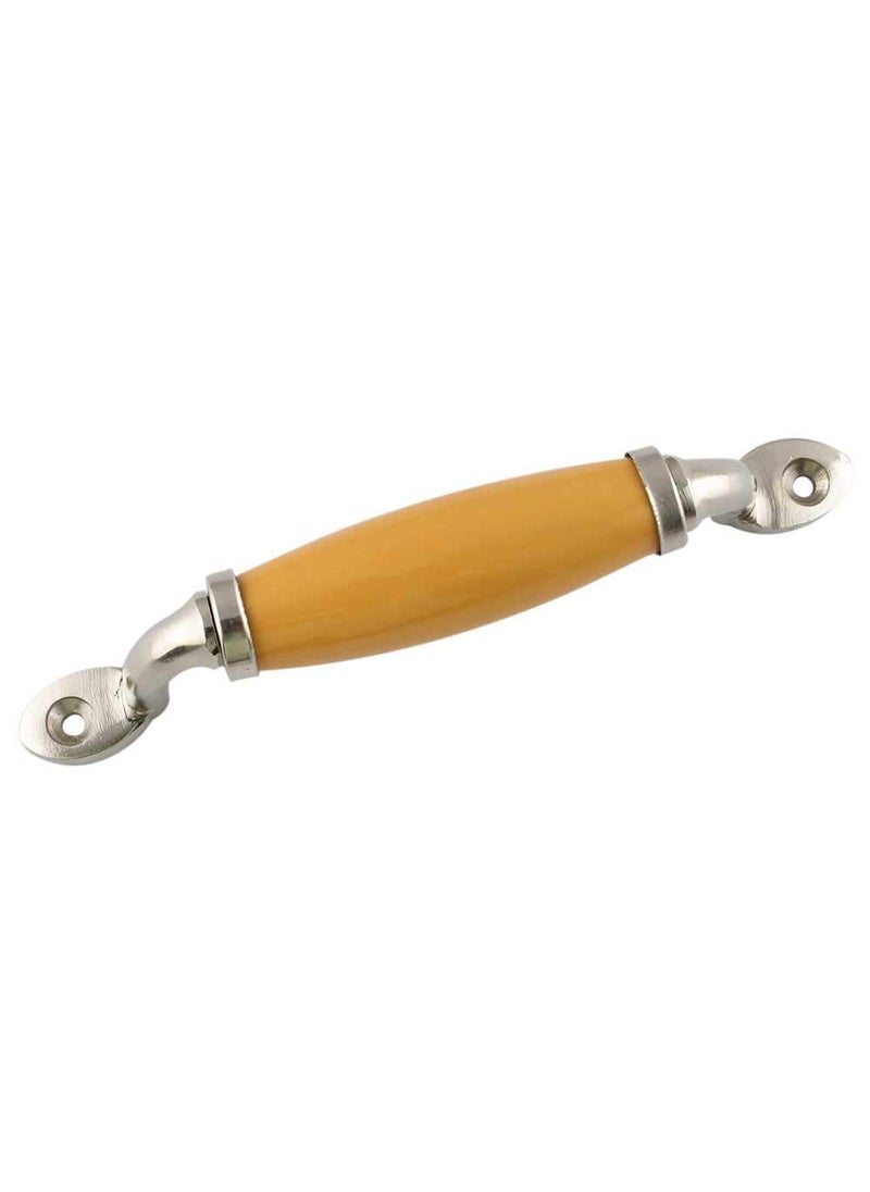 Indian-Shelf IndianShelf Small Door Handle Ceramic Handles for Wardrobe and Drawers Mustard Window Pulls 1 Piece 65 inches  - Image 2