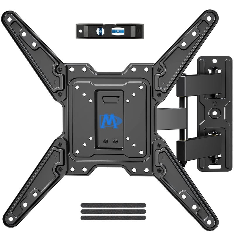 Mounting Dream UL Listed TV Wall Mount for Most 2655 Inch TVs Full Motion TV Mount with Perfect Center Design Articulating Wall Mount TV Bracket Swivel and Tilt Max VESA 400x400mm Up to 77LBS - Image 2