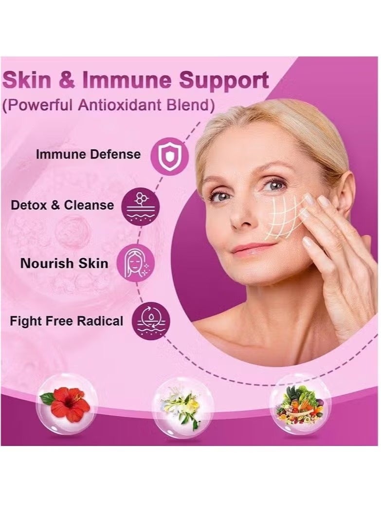 بروبيوتيك لايف بروبيوتيك دعم مناعي للنساء | مع D-مانوز والتوت البري و 31 سلالة بكتيرية | لصحة المهبل والمسالك البولية والهضم | كبسولات نباتية - Image 2