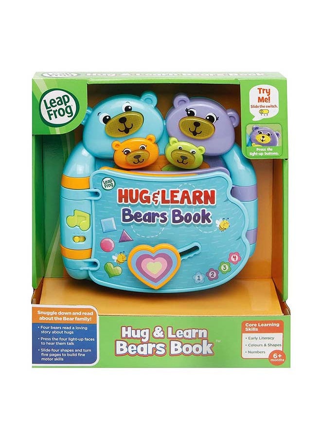 LeapFrog Leapfrog Hug & Learn Musical Bear Book, Educational & Interactive Book, 6 page Story with early language skills  - Image 2