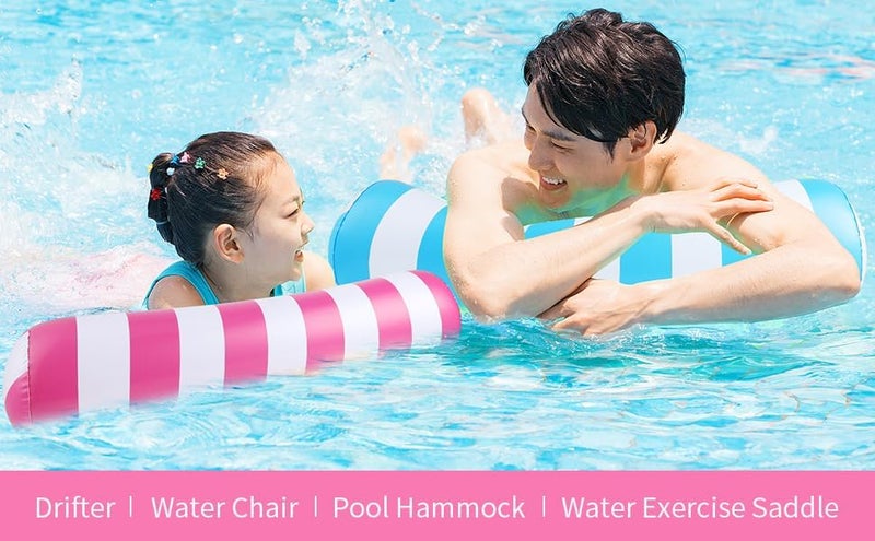 GREEVA Inflatable Pool Floats 4-in-1 Pool Hammock with Bottom Mesh Tubes Multi-Purpose Inflatable Hammock for Adults, Swimming Pool Hot Tub Portable Floating Chair Bed for Travel (Pack of 1) - Image 5