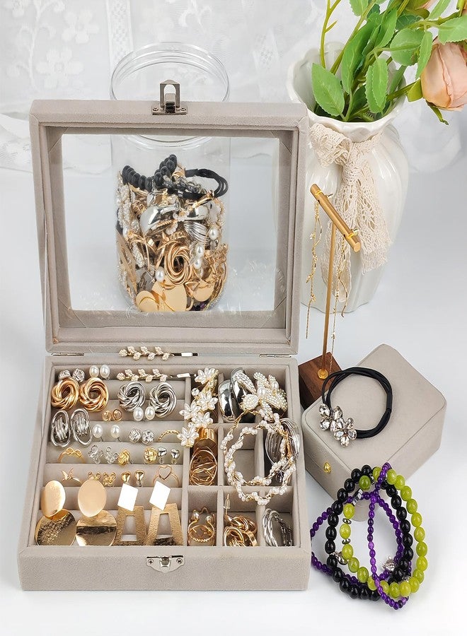 DAECHAO Mystery Jewelry Jar Bundle for Women, Jewelry Box 45-55 Piece Surprise Box, Gift Set Multi Style of Earrings Rings Hair accessories Bracelets, Unique Birthday Party Wedding Gift - Image 5