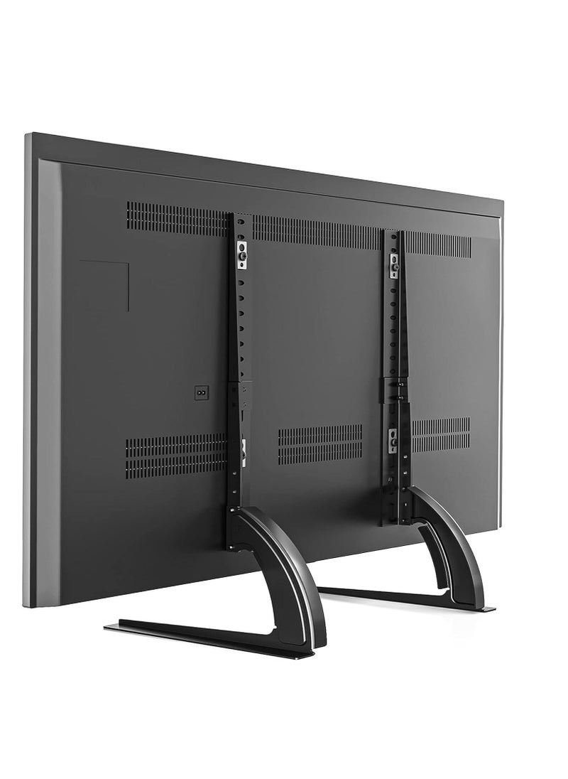 ELTRAZONE 5Rcom TV Stand Mount, Universal TV Stand Tabletop for 22 to 65 inch Plasma LCD LED Flat Screen TVs, TV Legs, Holds up to 88lbs, Max VESA 800 x 500mm, Height Adjustable TV Base, TV Stand - Image 1