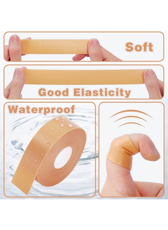 شريط حماية أصابع القدم ومنع ظهور البثور – لاصق موليسكين سيليكون مقاوم للماء، ملصقات عناية بالقدم مضادة للاحتكاك للكعب والأصابع والأحذية - Image 2