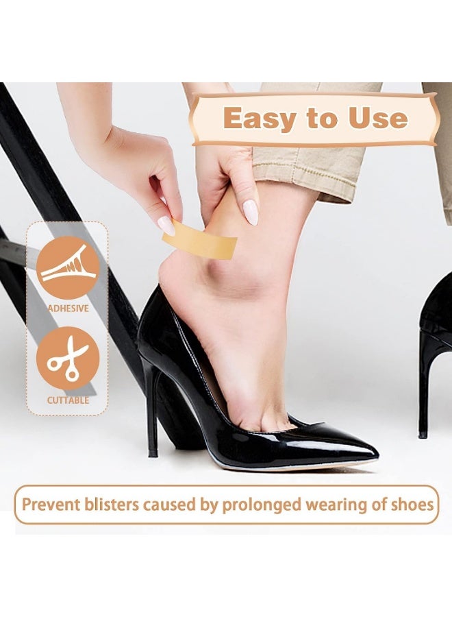شريط حماية أصابع القدم ومنع ظهور البثور – لاصق موليسكين سيليكون مقاوم للماء، ملصقات عناية بالقدم مضادة للاحتكاك للكعب والأصابع والأحذية - Image 4