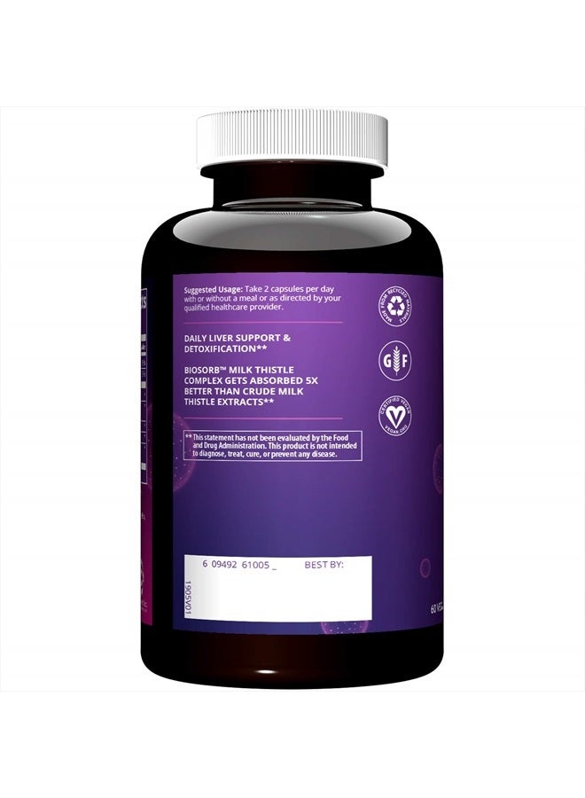 MRM Nutrition Liver X®| Detoxification | Daily Liver Support | Antioxidants | BIOSORB™ Milk Thistle Complex with 5X Absorption | 30 Servings - Image 2