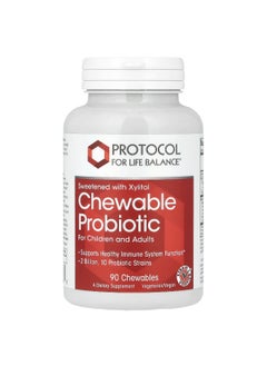 Protocol For Life Balance Protocol for Life Balance, Chewable Probiotic, For Children and Adults, 2 Billion, 90 Chewables  - Image 1