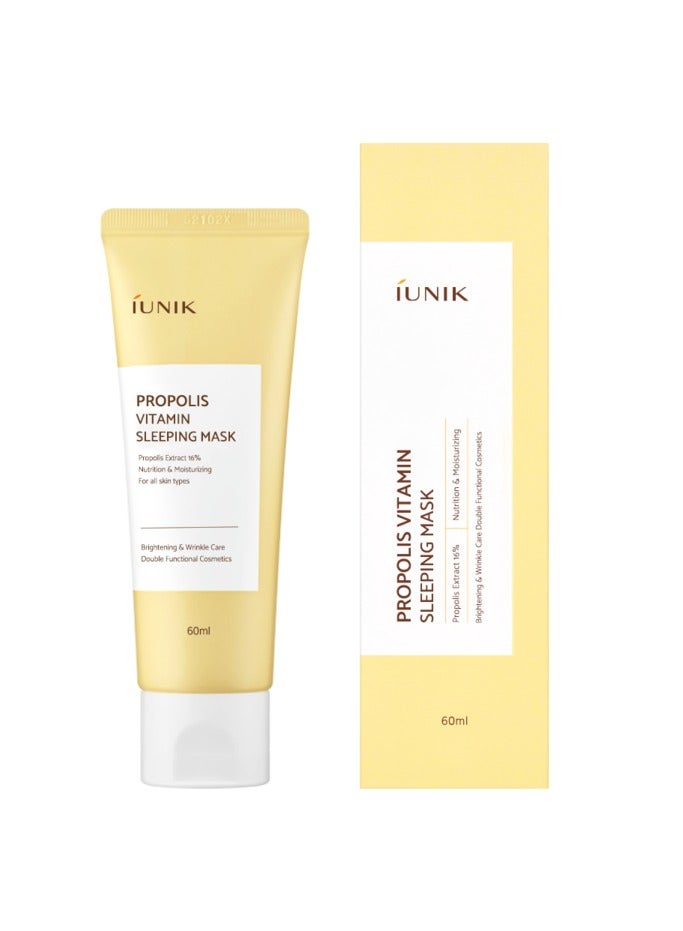 iUNIK Propolis Vitamin Sleeping Mask 60ml - Image 1