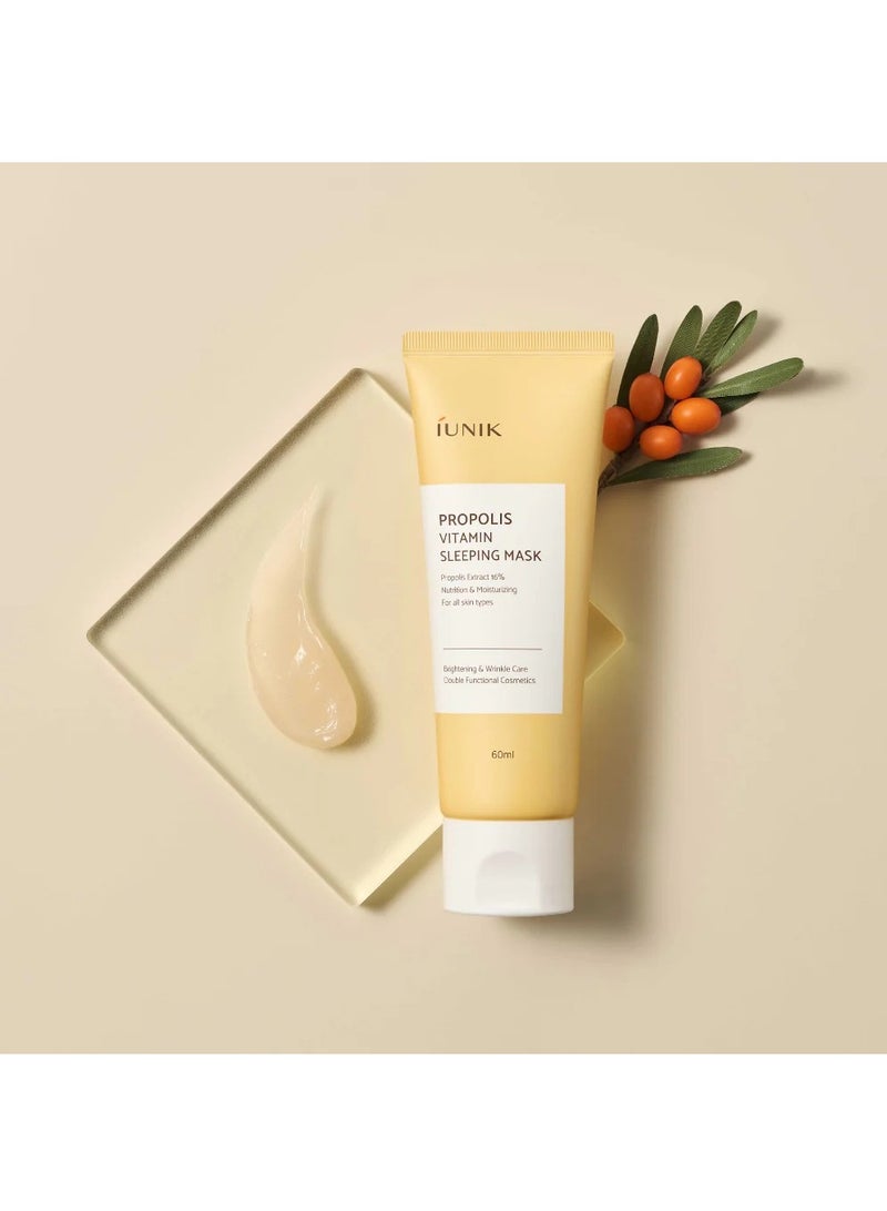 iUNIK Propolis Vitamin Sleeping Mask 60ml - Image 3