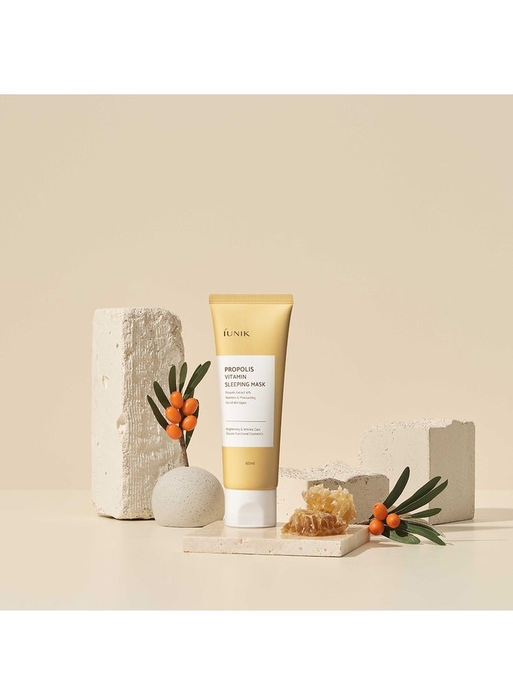 iUNIK Propolis Vitamin Sleeping Mask 60ml - Image 2