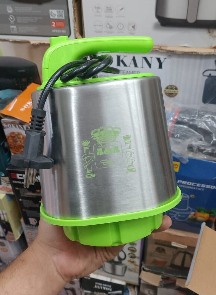 Golden 3 in 1 Stainless Steel Chopper, Cutter and Mincer 8 Litre 1500 Watt 2 Speeds Egyptian Kuwaiti Made by Golden Excellent Quality with 4 Shockproof Stainless Steel Blades that can Crush Ice Easily Unbreakable Made of Stainless Steel and Multi-Function - Image 3