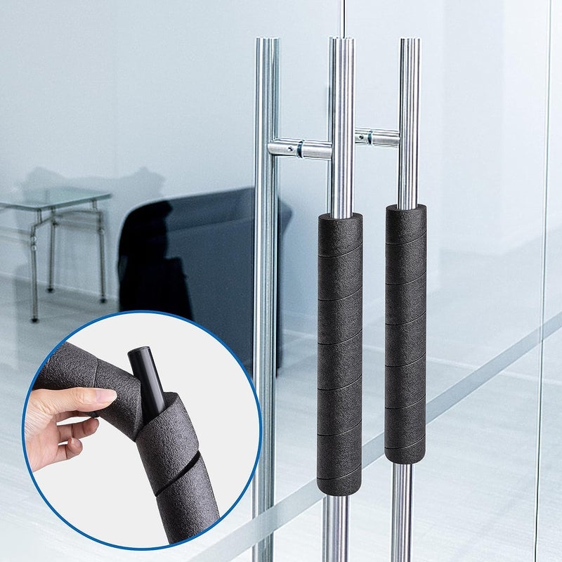 LFUTARI 4 Pack Pipe Insulation Foam Tube, 15.7 Inches Black Pool Noodles Foam, Multi-Purpose Snake Pipe Wrap Protection for Outdoor Indoor Swimming Pool Handle and Winter Water Pipes - Image 5