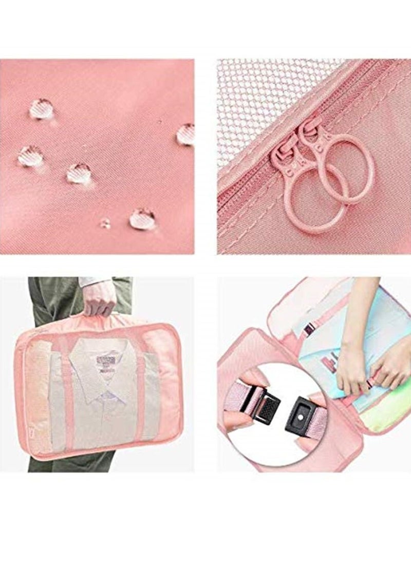 Generic - 7Pcs Set Travel Luggage Organizer Packing Cubes Set Storage Bag Waterproof Laundry Bag Traveling Accessories - Image 1