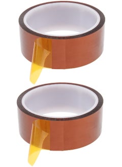 High Temperature Tape Width 40mm x Length 33m, Heat Resistant Tape No Residue for Sublimation Electronics Soldering Circuit Board, Adhesive Heat Transfer Tape (2 Rolls)