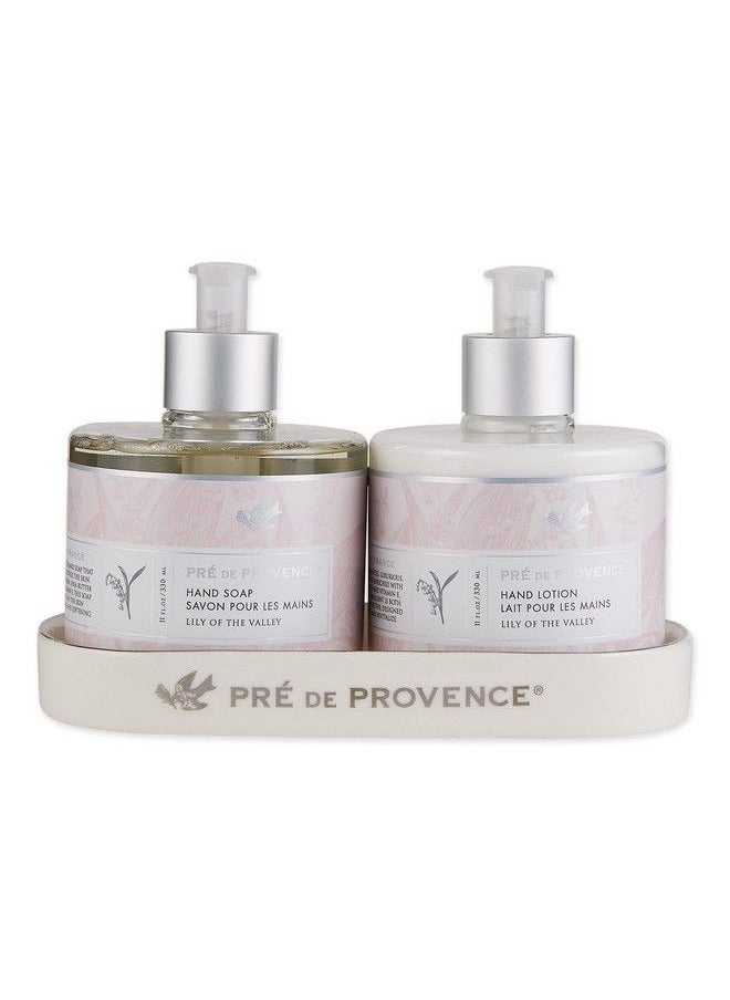 Pre De Provence Collection Liquid Hand Soap Sooths & Softens While Cleansing Enriched With Shea Butter Vitamin E & Glycerin Soft & Soothing 11 Fl Oz Lily Of The Valley  - Image 4