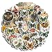 Qianshan 50Pcs Vintage StickersWaterproof Vinyl Aesthetic Decorative Sticker Scrapbooking Supplies for Adult Card Making Letters Planner Journaling Junk Journal DIY Water Bottles Cards Art CraftButterfly - Image 2