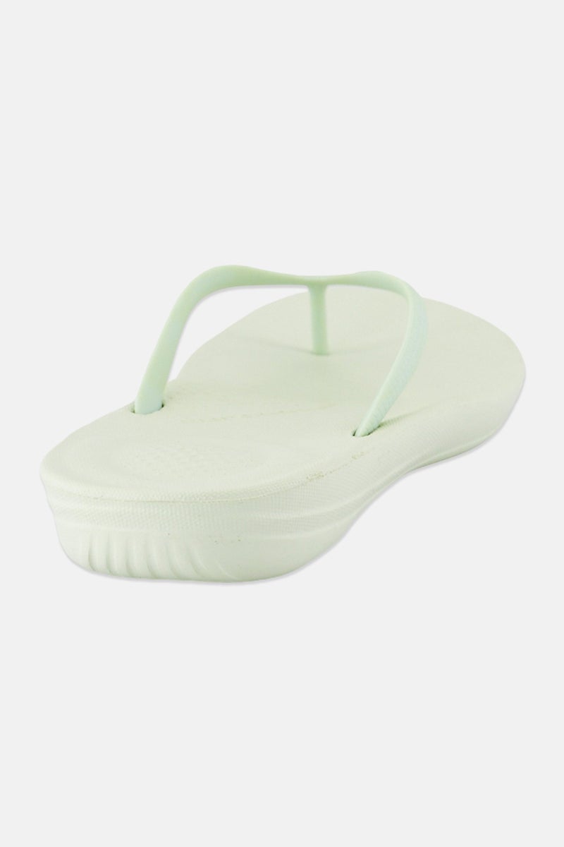 FitFlop Women Iqushion Ergonomic Slip On Slippers, Light Lime Green - Image 3
